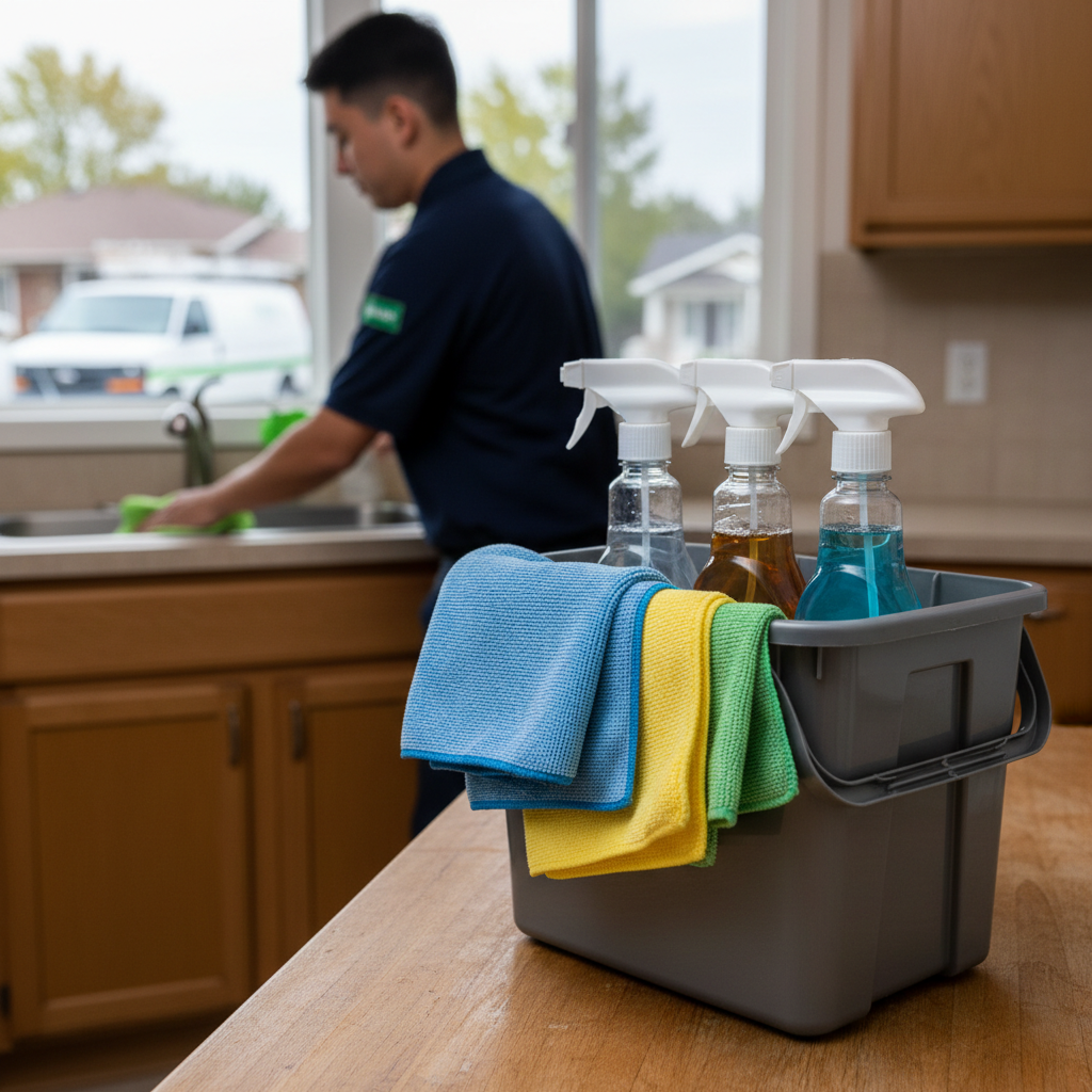 cleaning services work