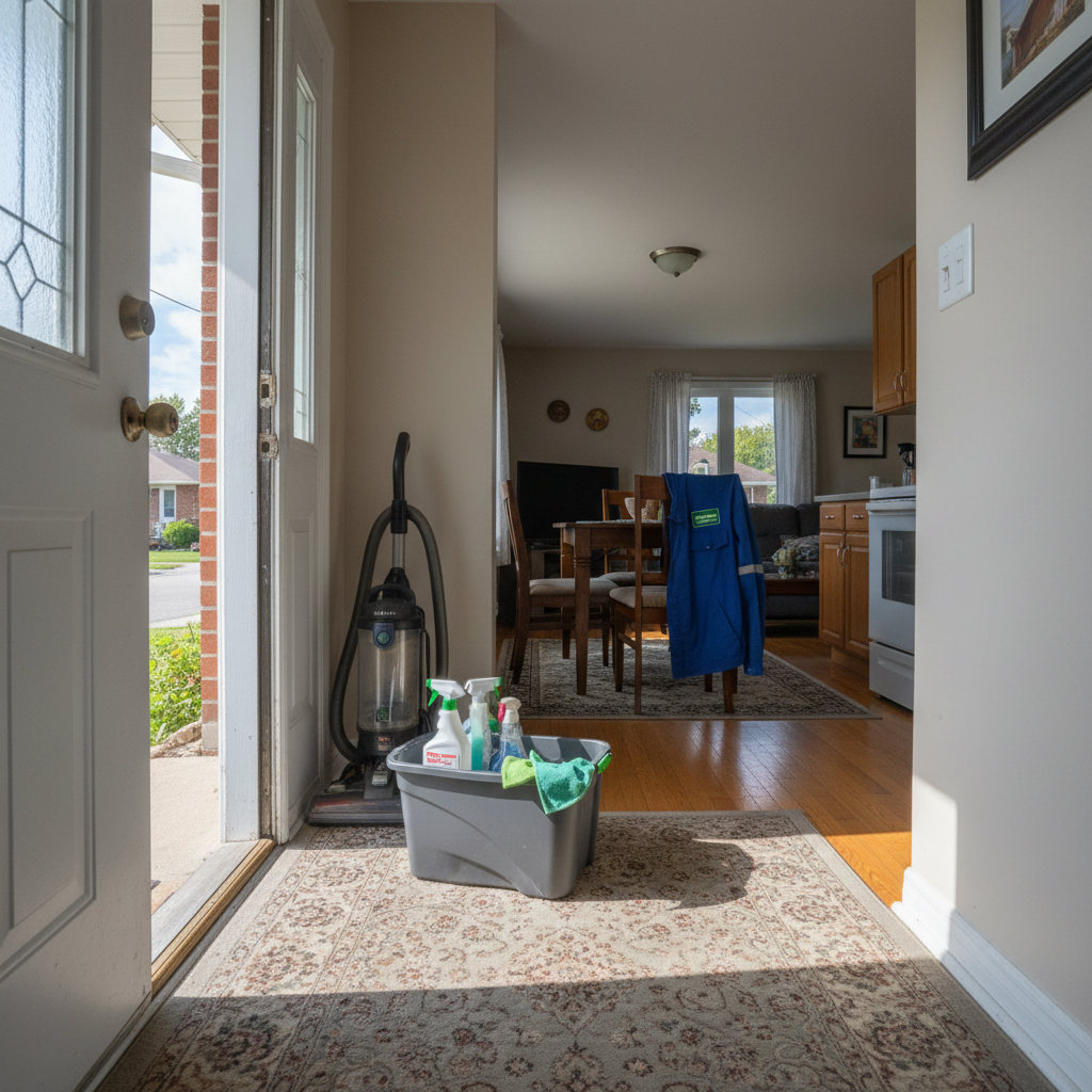 cleaning services work